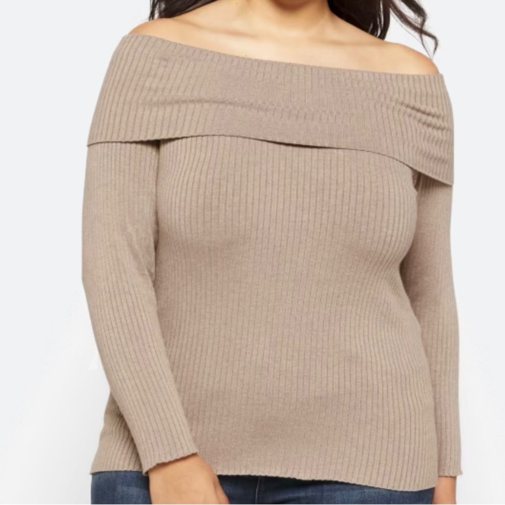 Evolution by Cyrus off the shoulder sweater 2X